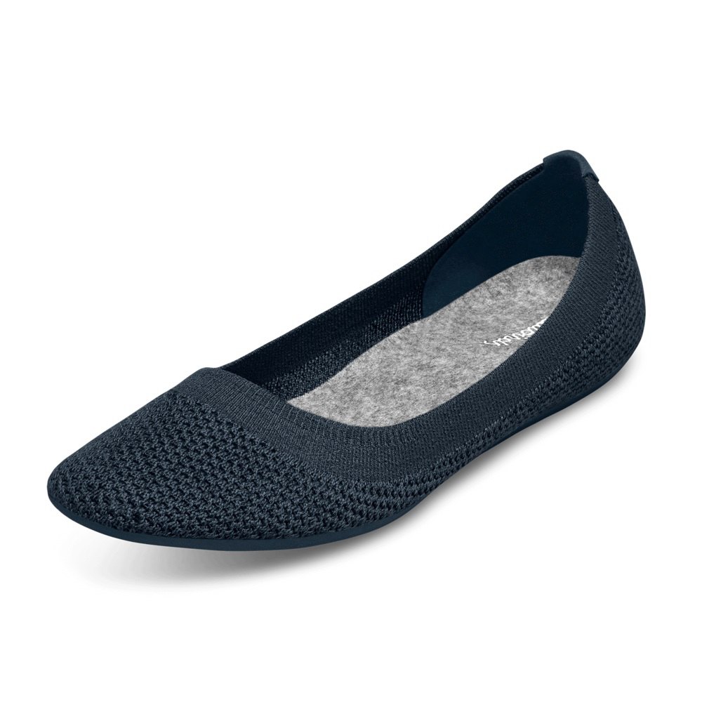 Allbirds Women's Tree Breezers - Flats Navy - UDR481360